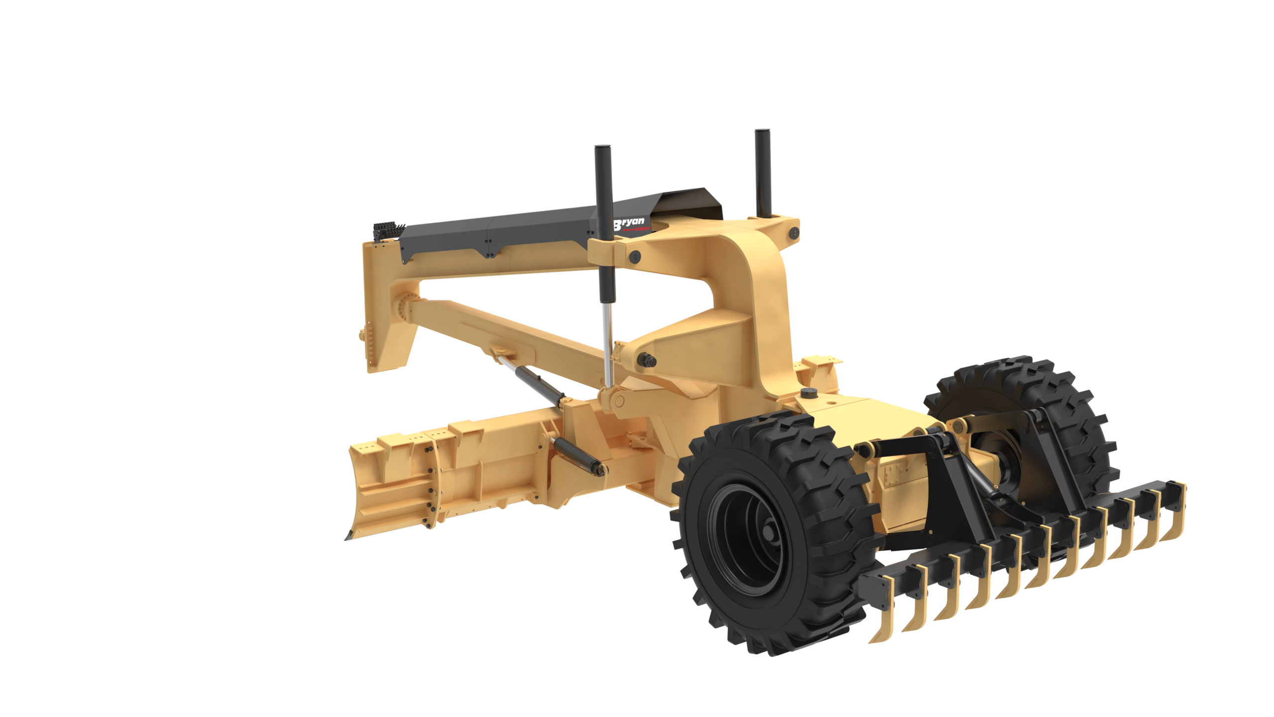 614 Road Grader Squared_Rear_Left